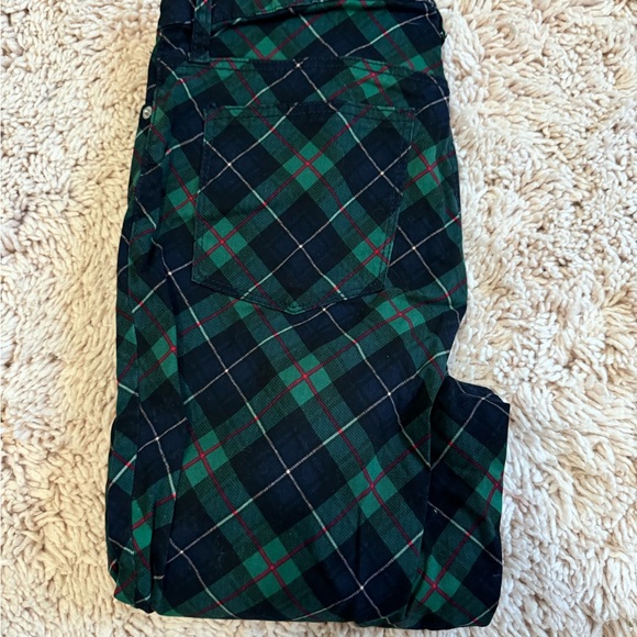 Crown & Ivy plaid jeans size 10 - Picture 5 of 5